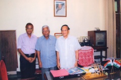 KK Gupta and his younger brother with Honorable  Governor, Bihar